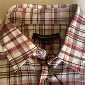NWT | John Varvatos Red White Shirt